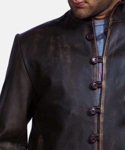 Alternative view of Mens Drakeshire Brown Leather Jacket