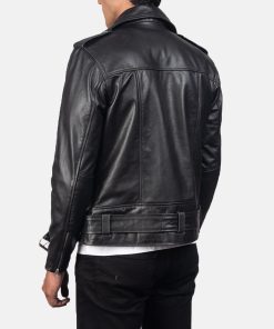 Alternative view of Men's Allaric Alley Black Leather Biker Jacket